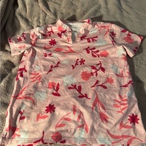 Girls/womens printed polo